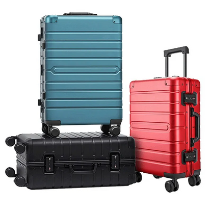 Trolley suitcase made of durable aluminum alloy 