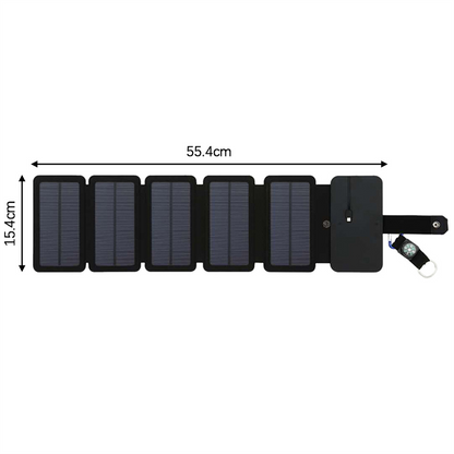 Universal foldable solar panel 