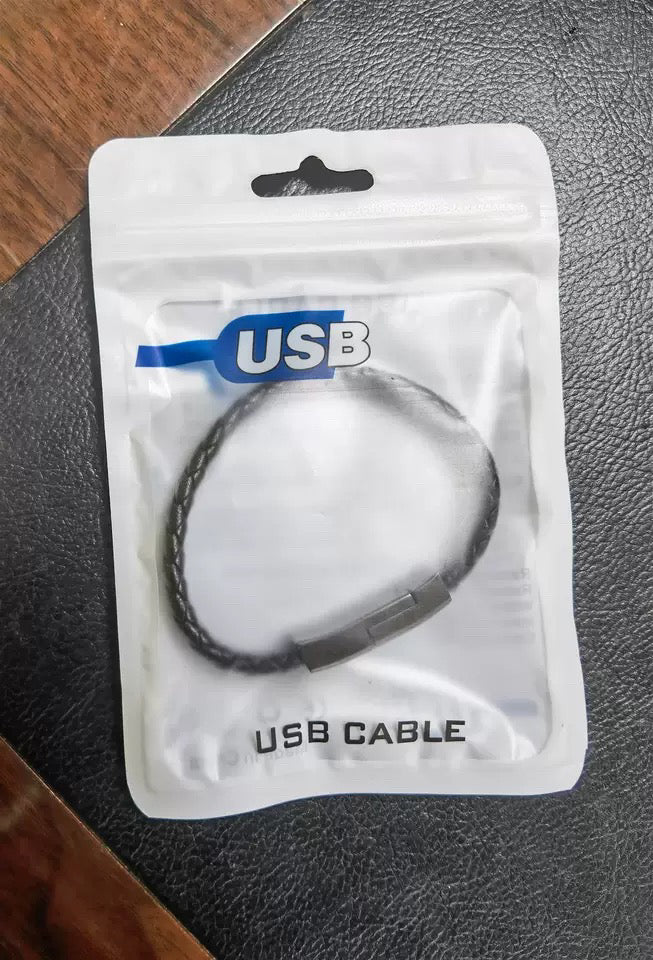 USB charging cable bracelet 