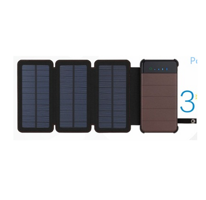 Removable Power Bank with solar panel 