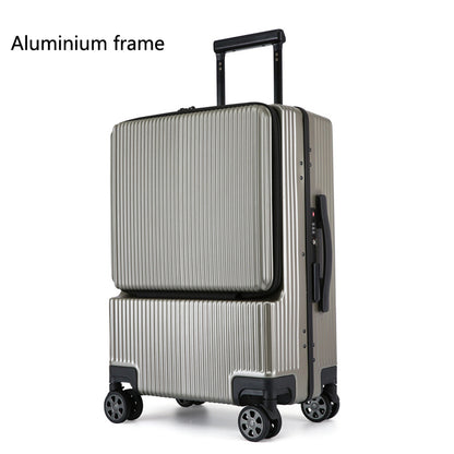 trolley con la cornice in alluminio champagne