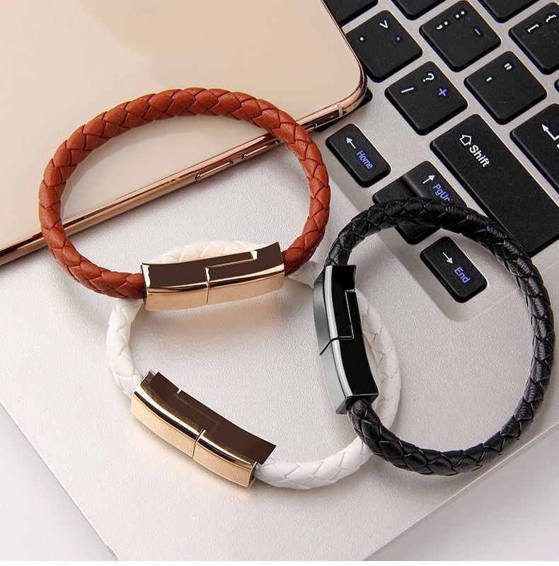 USB charging cable bracelet 