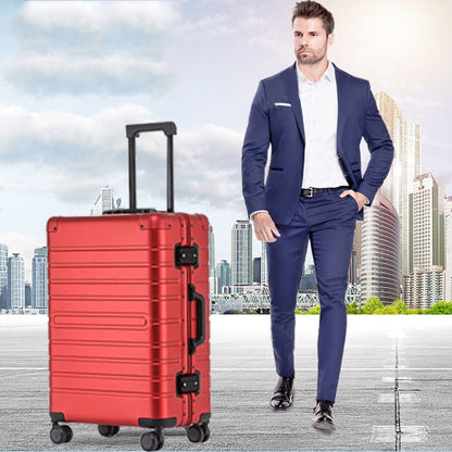 Trolley suitcase made of durable aluminum alloy 