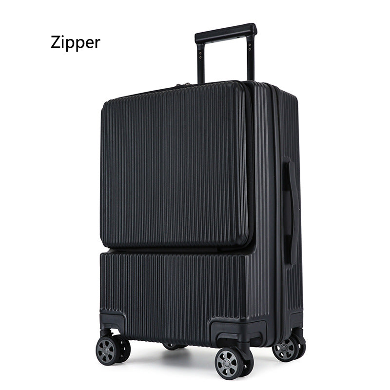 nera zipper Valigia trolley