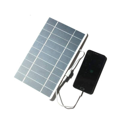 8W USB Outdoor Camping Solar Cell Phone Power Bank Charger