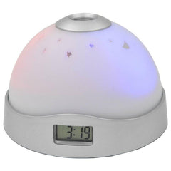 Multifunctional alarm clock with projector.