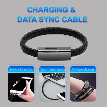 USB charging cable bracelet 