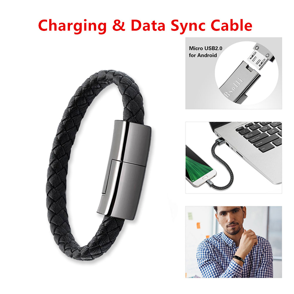 USB charging cable bracelet 