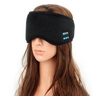 Black Cuffie per dormire Bluetooth.