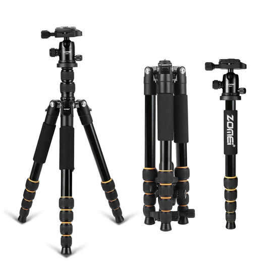 Black Fashion Personality Camera Tripod Outdoor Convenient