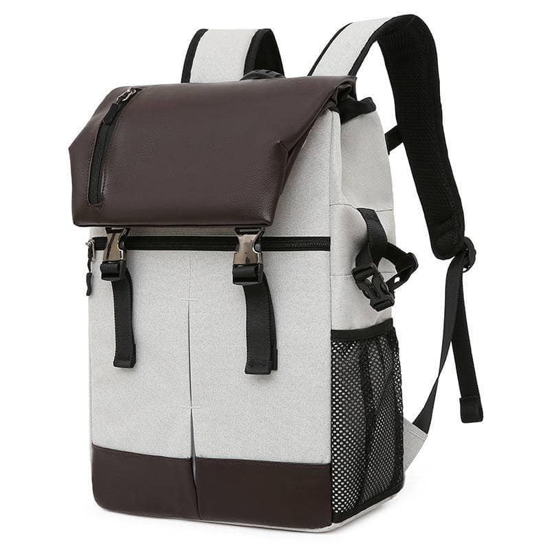 Light Grey Large Capacity Professional Photography Backpack