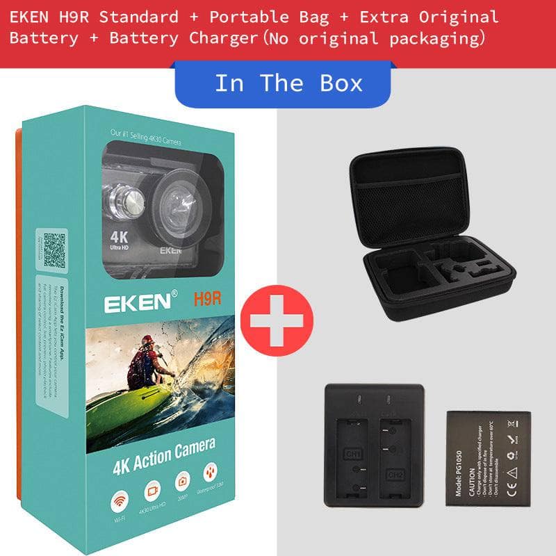 Package 4 Action Camera EKEN H9R