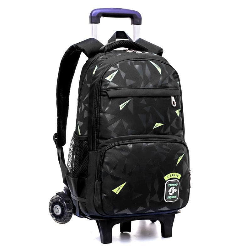 A Green Trolley school bag six rounds