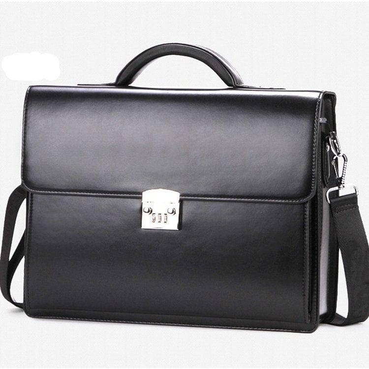 Black / 38X10X18cm Men's Business Briefcase With Portable Code