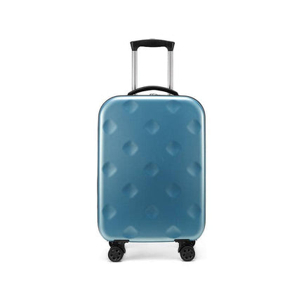 Blue / 20inch Folding Rod Case Hole Hole Universal Wheel Rod Portable Storage Travel