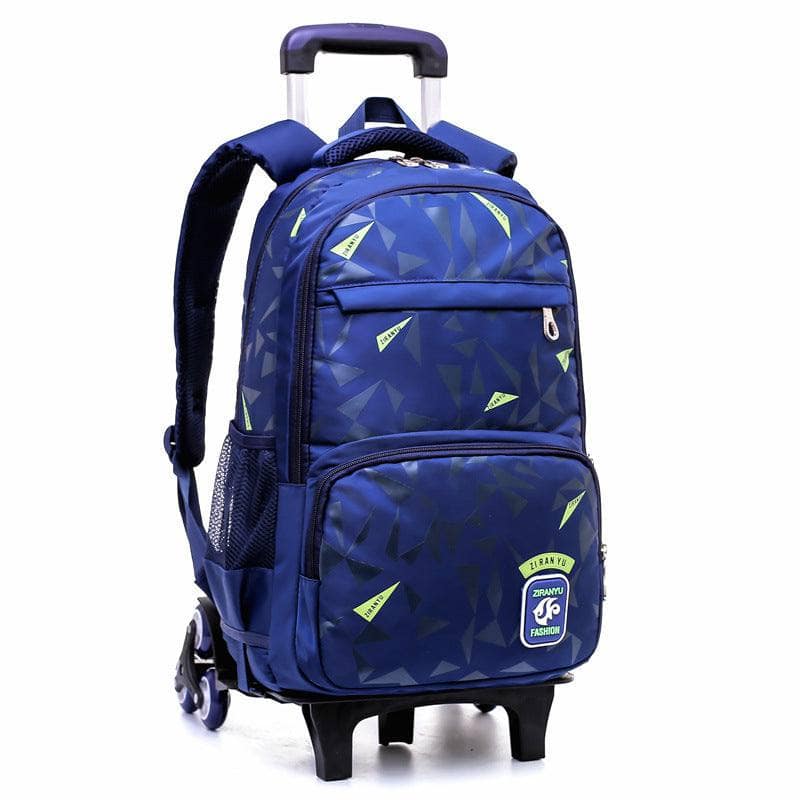 Blue Trolley school bag six rounds