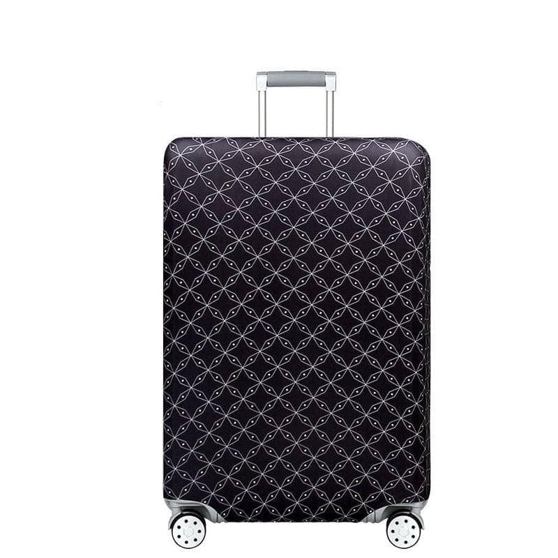 Dark black / L Wear-resistant Luggage Cover Trolley Suitcase Jacket