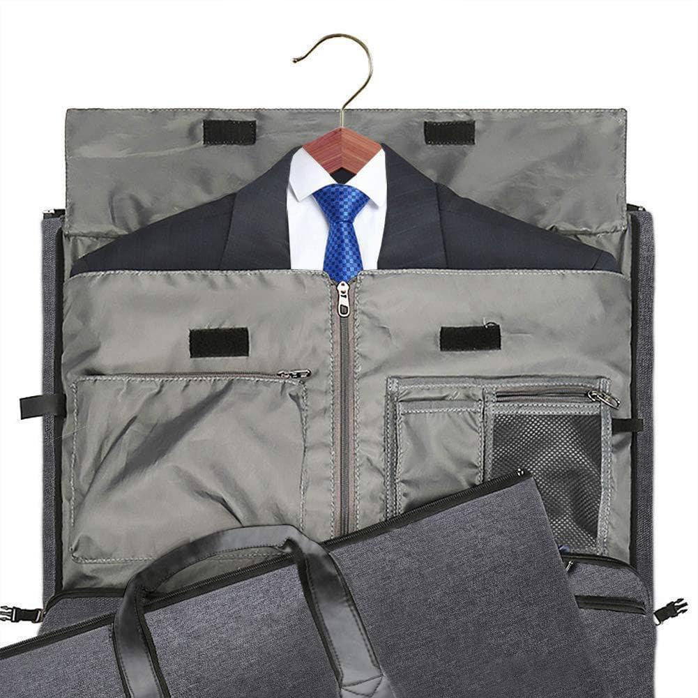 Dark Grey Suit Travel Bag For Men With Large Capacity Dry Wet Separation