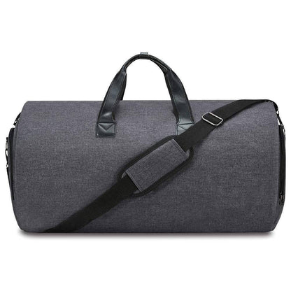 Dark Grey Suit Travel Bag For Men With Large Capacity Dry Wet Separation