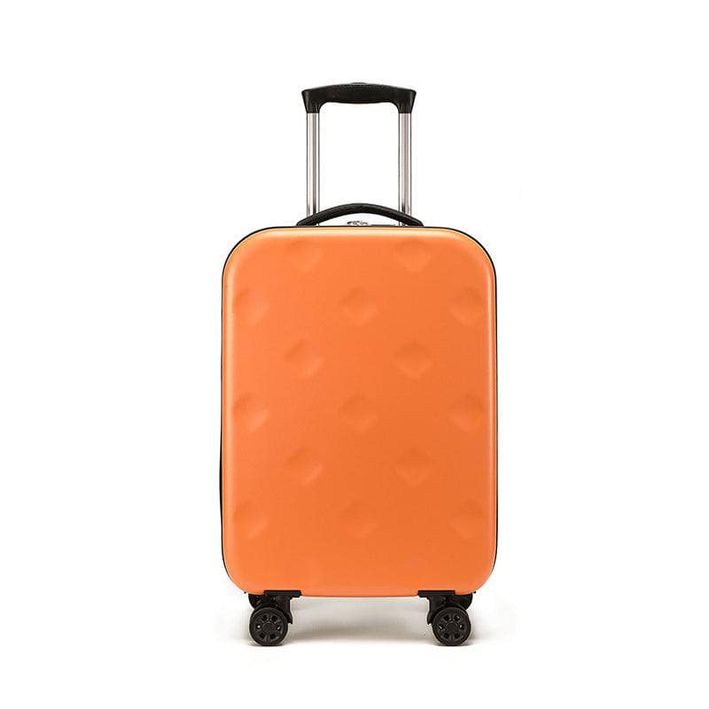 Orange / 20inch Folding Rod Case Hole Hole Universal Wheel Rod Portable Storage Travel