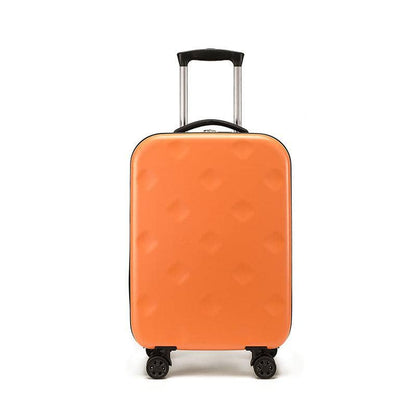 Orange / 20inch Folding Rod Case Hole Hole Universal Wheel Rod Portable Storage Travel