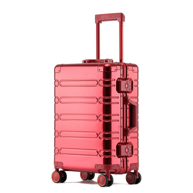 Red / 20 Inches Large Trolley Case For Men And Women