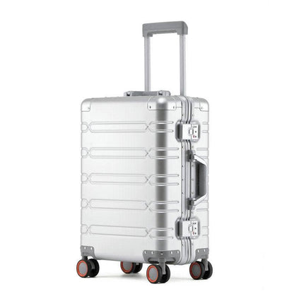 Silver / 20 Inches Large Trolley Case For Men And Women