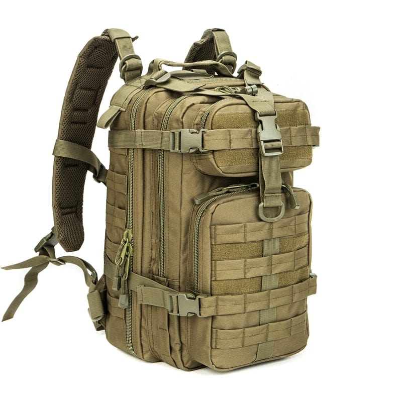 Army Green Zaino tattico in stile militare da uomo capacità 30L.