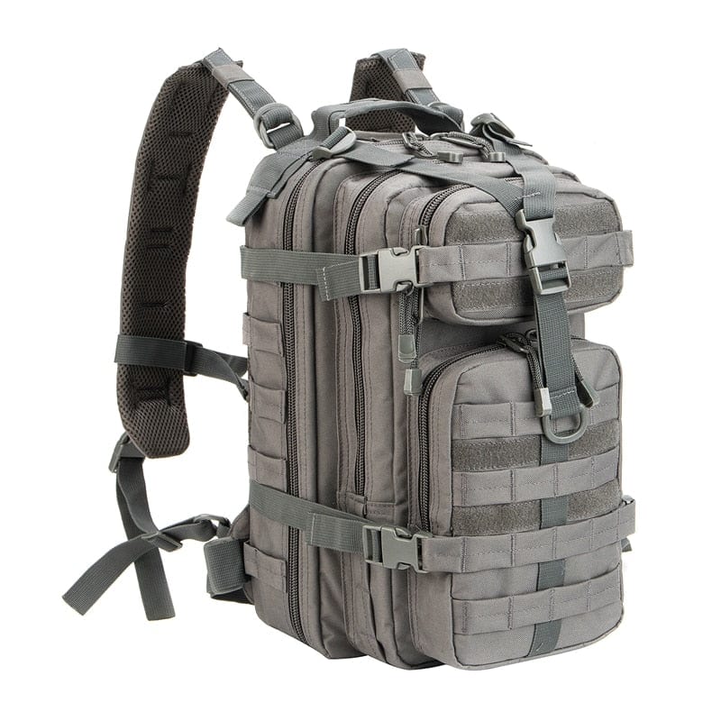 Grey Zaino tattico in stile militare da uomo capacità 30L.