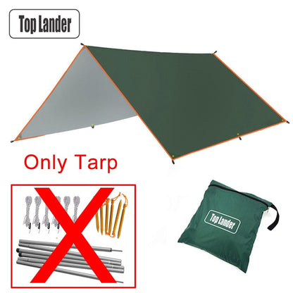 only tarp / 3x3m Tenda da sole impermeabile per campeggio.