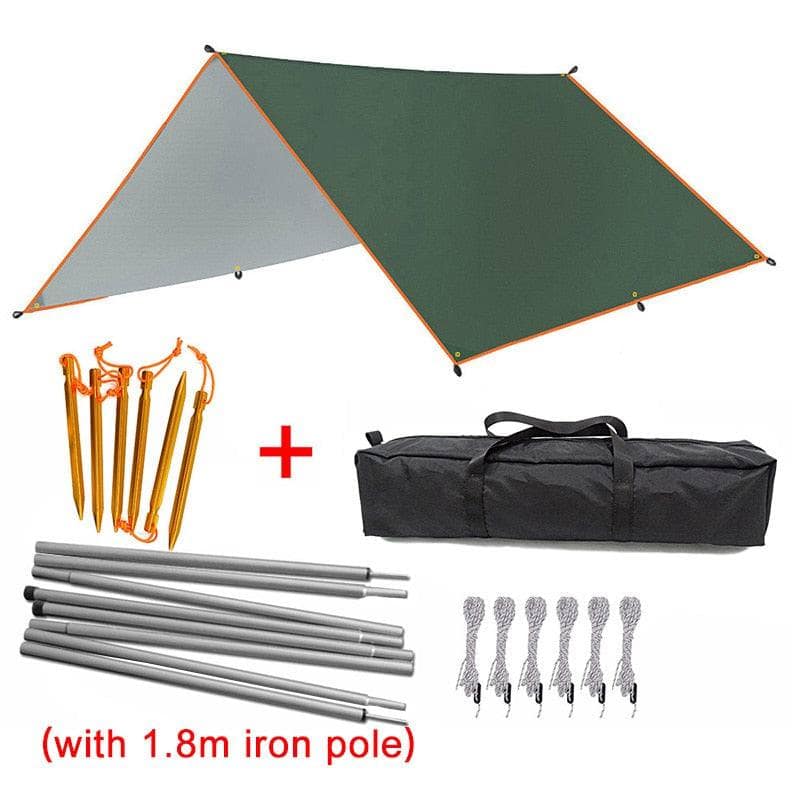 Style 1 / 3x3m Tenda da sole impermeabile per campeggio.