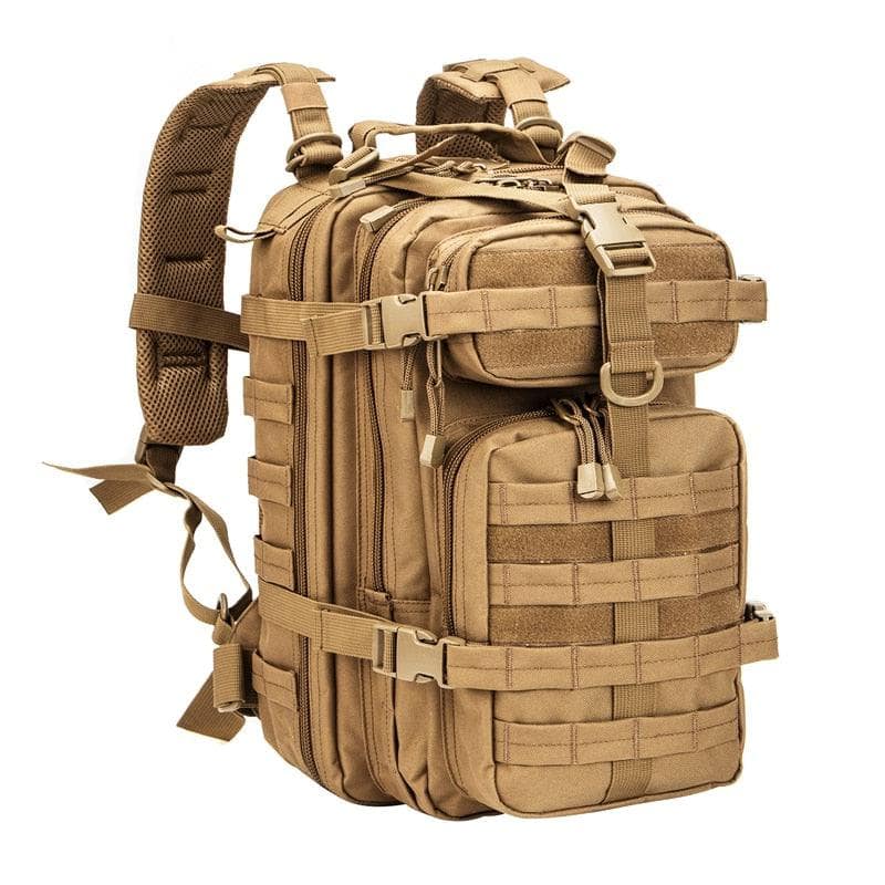 TAN Zaino tattico in stile militare da uomo capacità 30L.