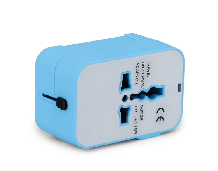 Blue / AU / Dual usb Caricabatterie multifunzione, adattatore da viaggio all'estero.