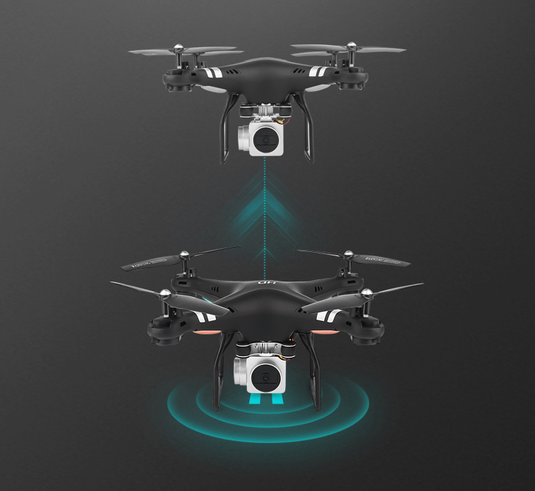 Drone aereo per fotografia.