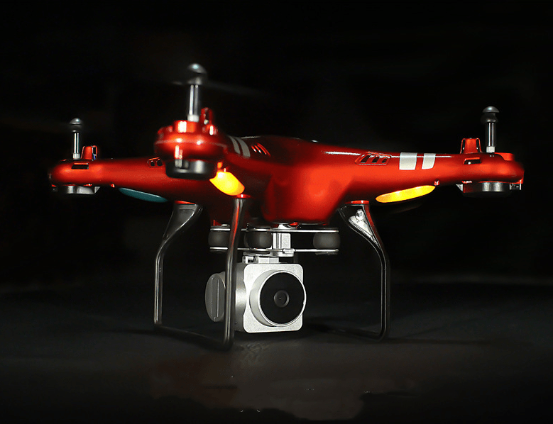 Red / 200W pixel Drone aereo per fotografia.