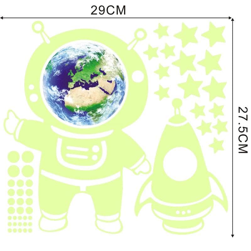 002 / China / diameter 30cm Terra e Luna Luminosa  Adesivi Murali Terra Luna Luminosa Adesivi Murali, Per  Bambini, Decorazione Camera Da Letto