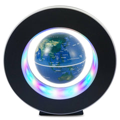 LED lamp with magnetic suspension sphere. 