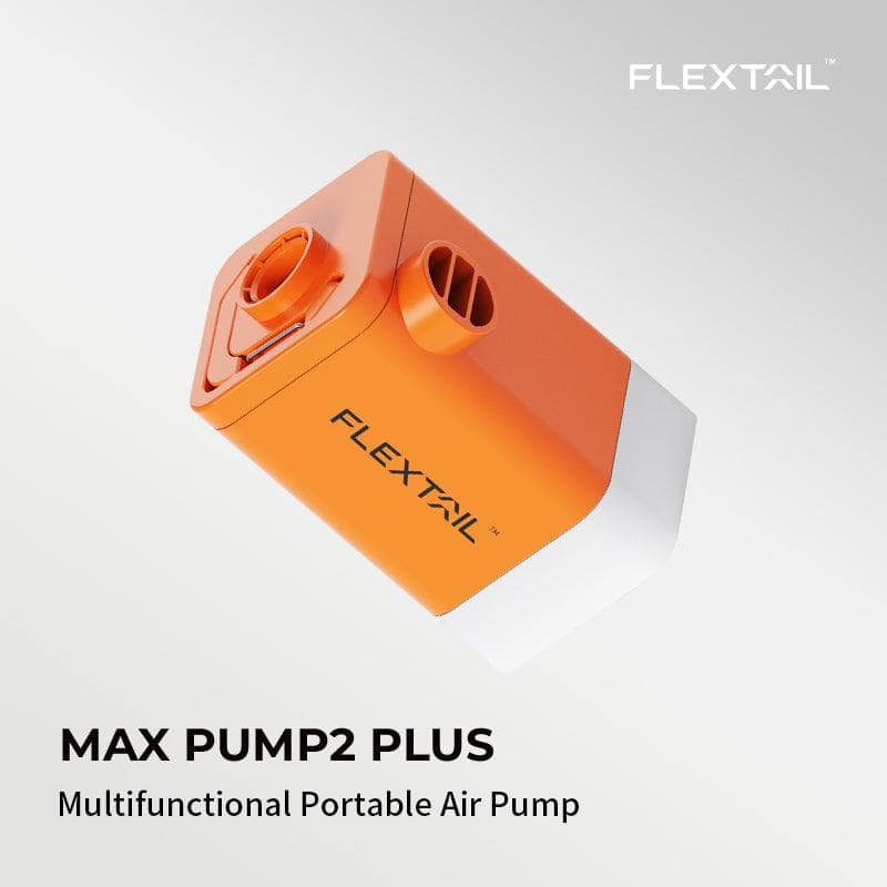 Arancione Pompa ad Aria Elettrica Max Pump 2 PLUS - Soluzione Versatile per Gonfiare e Sgonfiare. Pompa ad Aria Elettrica Maxi- Soluzione Versatile per Gonfiare e Sgonfiare.