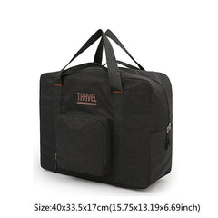 Foldable and waterproof travel bag, also suitable as an organizer.