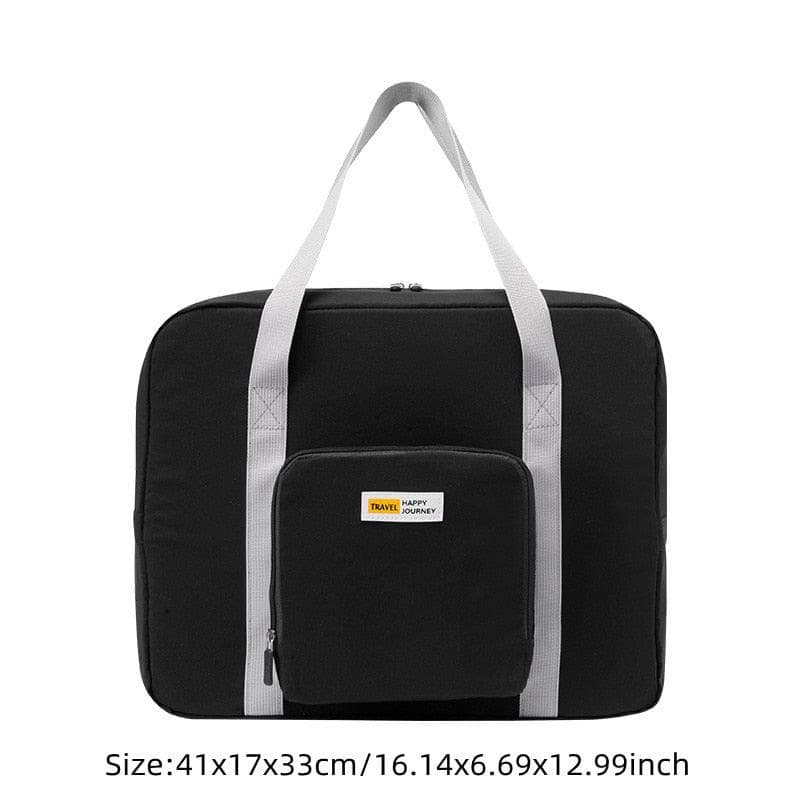 B Black Borsa da viaggio pieghevole ed impermeabile, adatta anche come organizer.