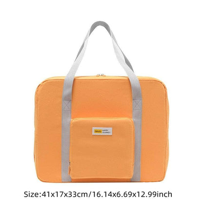 B Orange Borsa da viaggio pieghevole ed impermeabile, adatta anche come organizer.