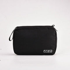 Travel toiletry bag with hook, suitable for men and women.