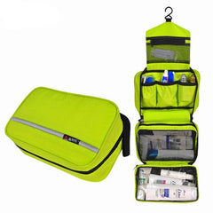 Travel toiletry bag with hook, suitable for men and women.