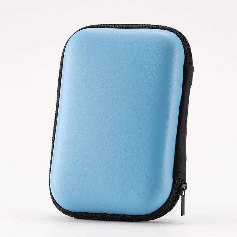 Light Blue Portable square storage bag