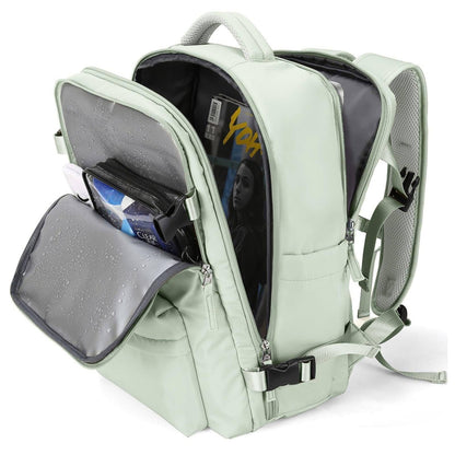 Mint Green / M Fashion Large Capacity Travel Backpack Student School Bags