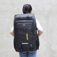 Outdoor backpack suitable for hiking and camping.