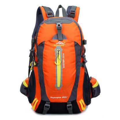 Orange / 30 - 40L Zaino da viaggio adatto per escursioni e campeggio. Capacità 40 L. Adatto per uomo e donna.